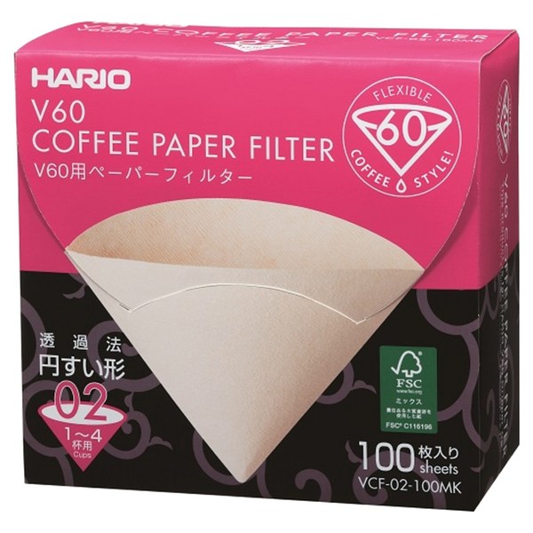 하리오 V60용 종이 커피필터 미사라시