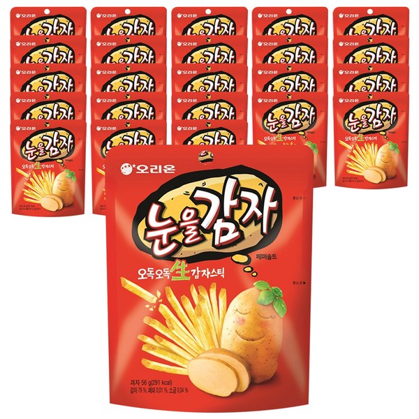 오리온 눈을감자, 56g, 24개