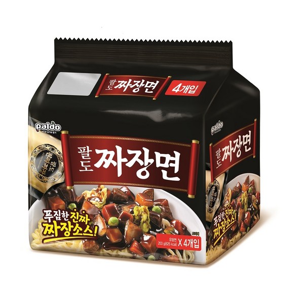 팔도짜장면 203g, 4개, (1팩)