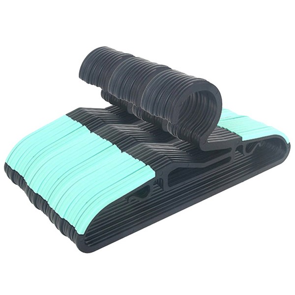 리빙해피 유아용 논슬립 옷걸이, 블랙민트, 30개