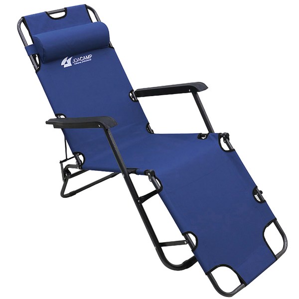 조아캠프 3단 침대 의자 특대, 네이비, 1개