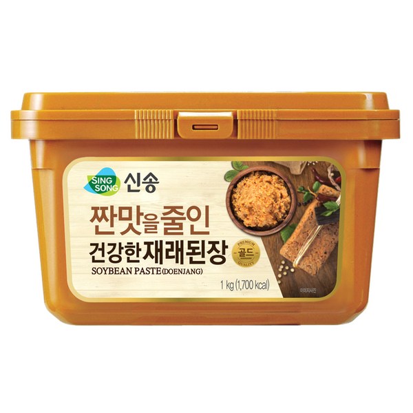 신송 짠맛을 줄인 건강한 재래된장, 1kg, 1개