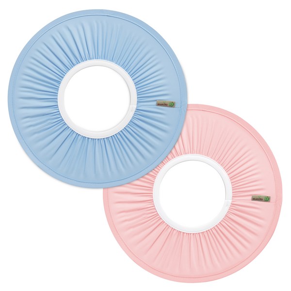 마니또 일반 샴푸캡, 블루 + 핑크, 2개