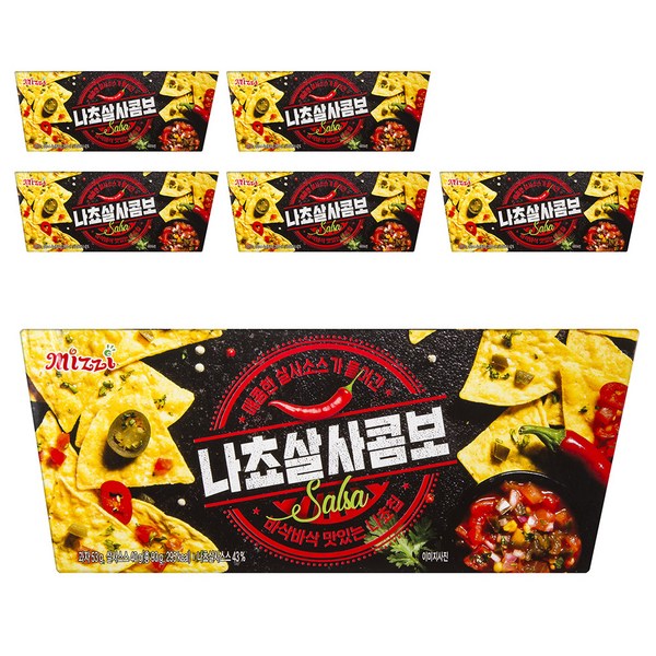 미찌 나쵸살사콤보, 93g, 6개