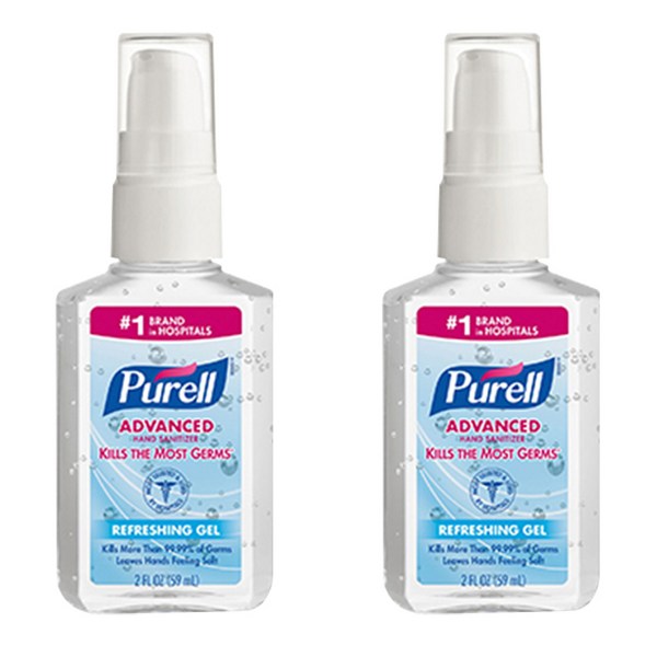 퓨렐 휴대용 손소독제, 59ml, 2개