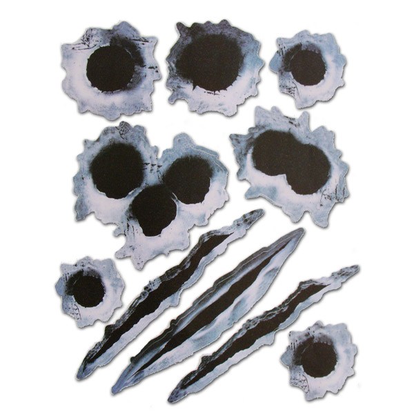 스포츠 패션 차량용 스티커, A14총알발톱, 1개