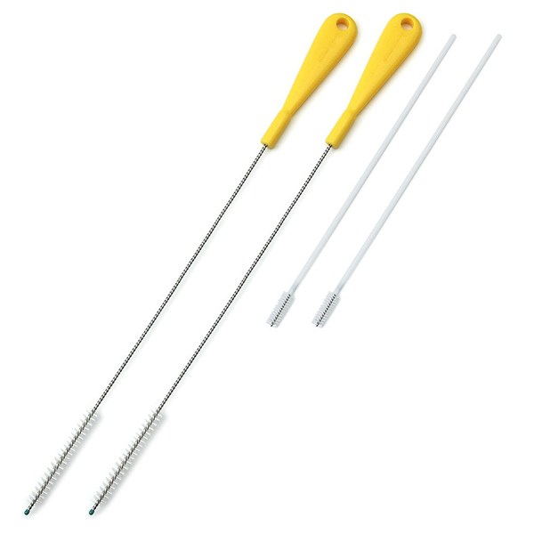 베이비베어 빨대 세척솔 와이어타입 + 대롱타입 2종세트, 노랑, 2세트