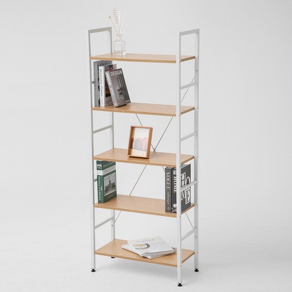 코멧 5단 책장, 화이트