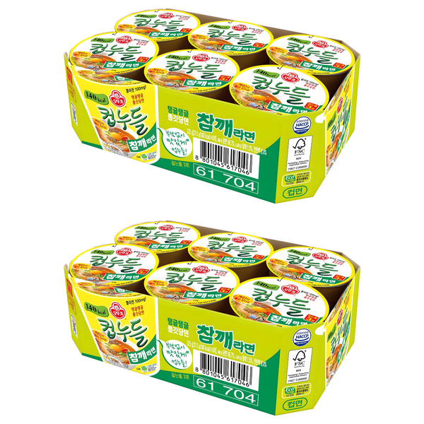 오뚜기 컵누들 참깨라면 37.5g 12개