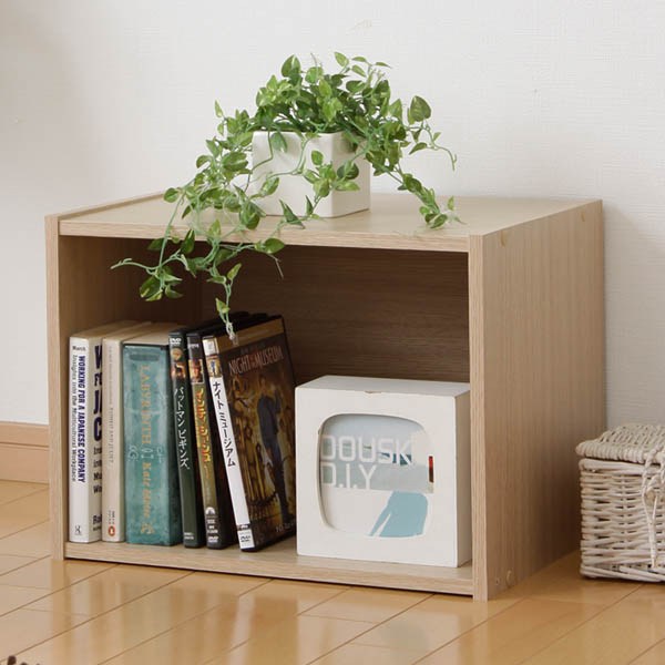 아이리스 1단 공간박스 CX-1, 내추럴