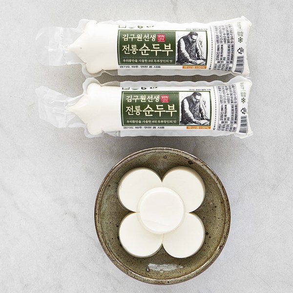 김구원선생 전통순두부, 400g, 2개