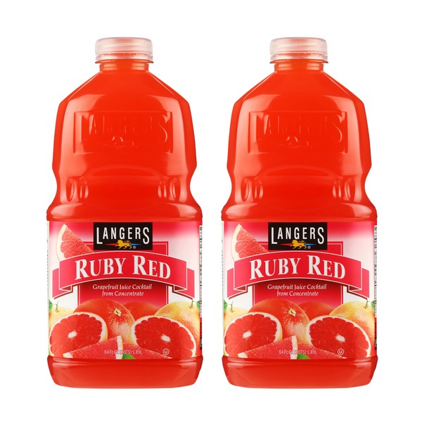 랭거스 루비레드 자몽 주스, 1.89L, 2개
