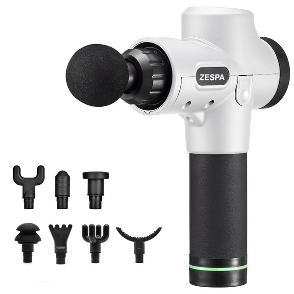 제스파 바디코어 전신 안마 진동 무선 핸디형 마사지건 헤드 8종