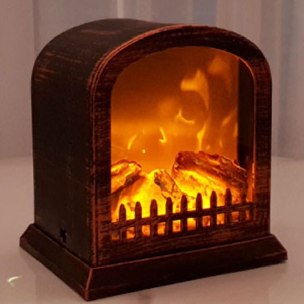  LED 실내 불멍 조명등, 브라운(B타입) 