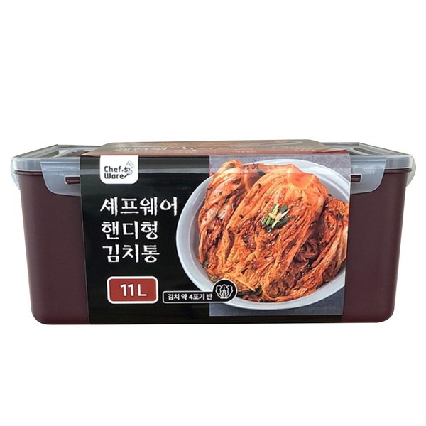 김치통 직사각, 1개, 11L