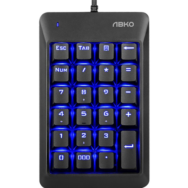 앱코 기계식 축교환 LED 유선 키패드