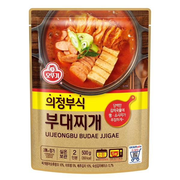 오뚜기 의정부식 부대찌개, 500g, 3개