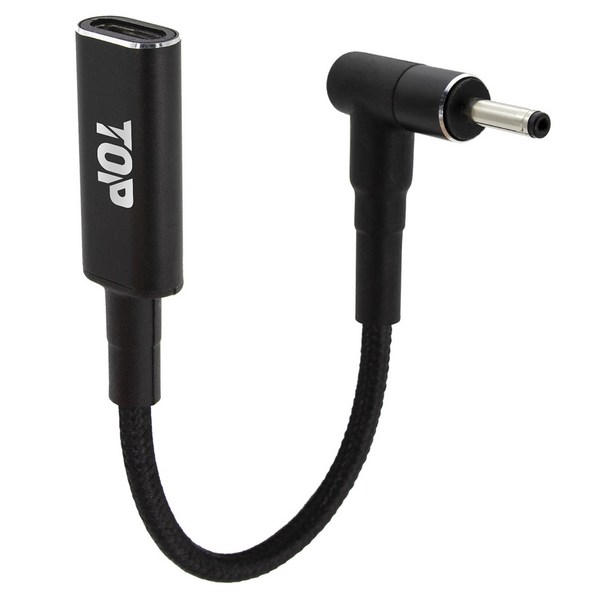 에이치디탑 C타입 to DC PD100W 노트북 충전 케이블 15cm x 3mm x 1mm