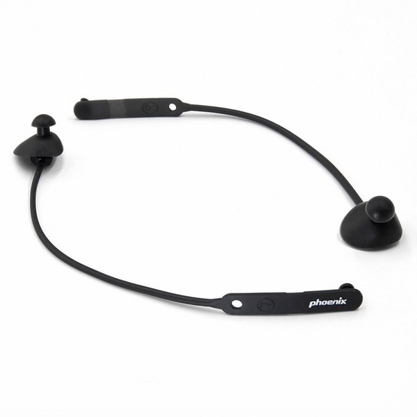 피닉스 분실방지 실리콘 라운드형 코드귀마개 PNE-300, 블랙, 1개