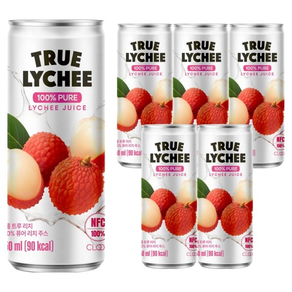 클룹 트루리치 100% 퓨어 리치 주스, 250ml, 6개