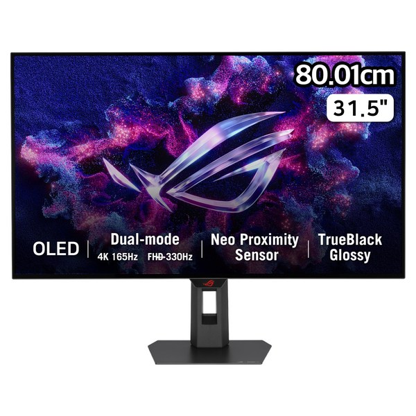 에이수스 4K UHD ROG STRIX QD OLED 165Hz 0.03ms 1300cd DCI P3 99 듀얼모드 게이밍 모니터