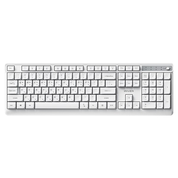 아이리버 오피스 기어 생활방수 키스킨 저소음 무선 키보드