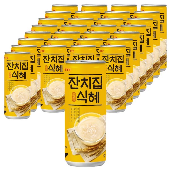 롯데칠성음료 잔치집 식혜, 240ml, 30개