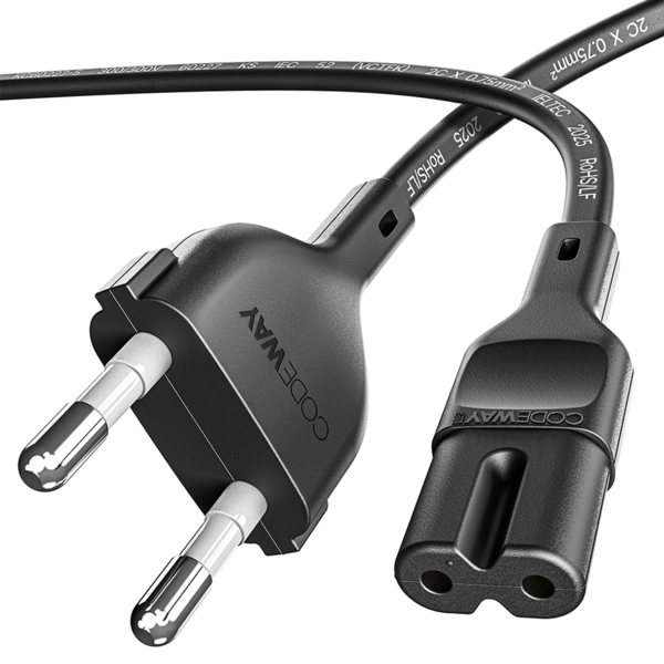 코드웨이 국산 AC 8자코드 전원케이블 블랙