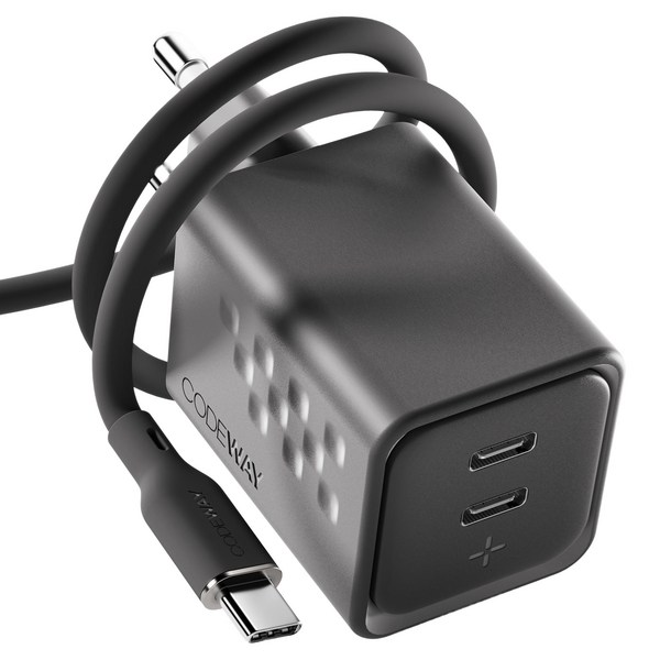 코드웨이 50W 초고속 충전기 + 100W C to C 타입 충전 케이블 2m 세트