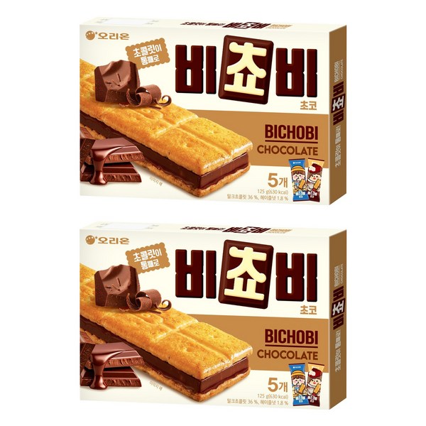 오리온 비쵸비 비스켓, 125g, 2개