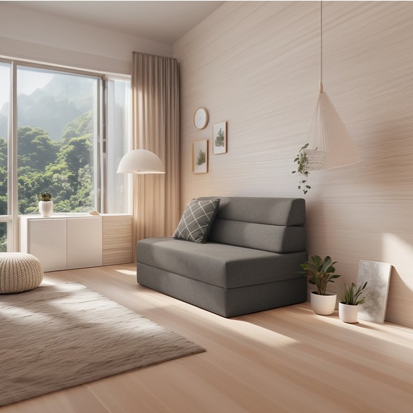  서광퍼니처 맥스 4단 접이식 매트리스 소파베드 고탄성스펀지 180T 고급형 