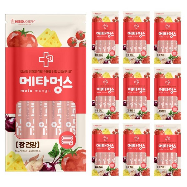  메타멍스 강아지 츄르 장 건강, 닭, 75g, 10개 