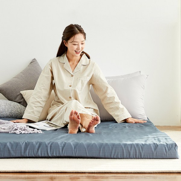  리브맘 국민토퍼 에어 매트리스 싱글 12cm 