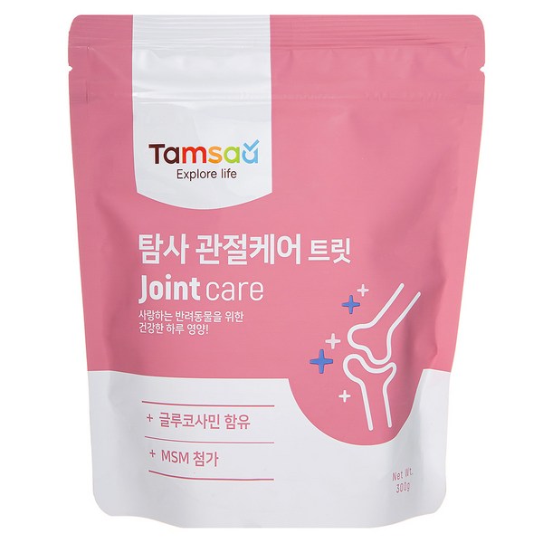  탐사 강아지 영양제 뉴트리션 트릿 관절케어 300g, 글루코사민, 1개 