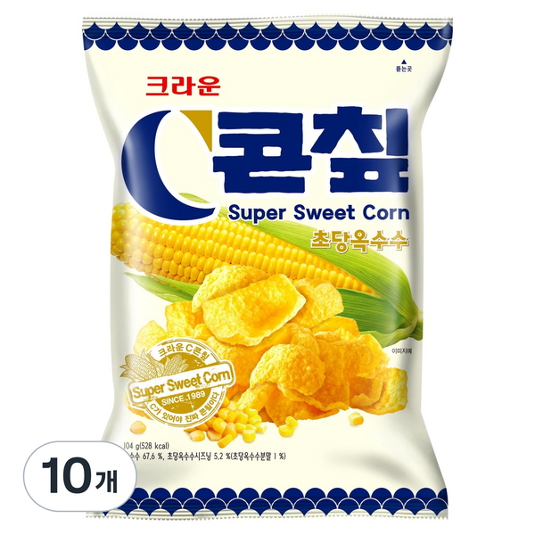 콘칲 초당옥수수, 104g, 10개