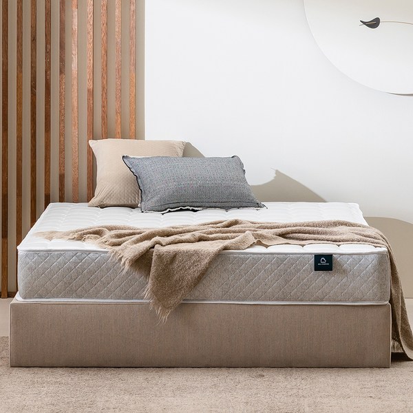  웰퍼니쳐 허리엔 이즈코어 엔드리스 허리특화 스프링 매트리스 220mm 방문설치, 그레이 