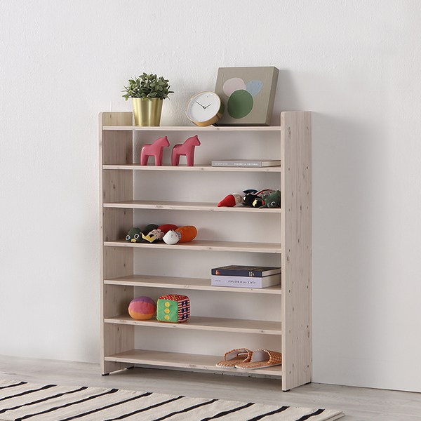 아라마가구 이키 신발장 7단 830, 화이트워시