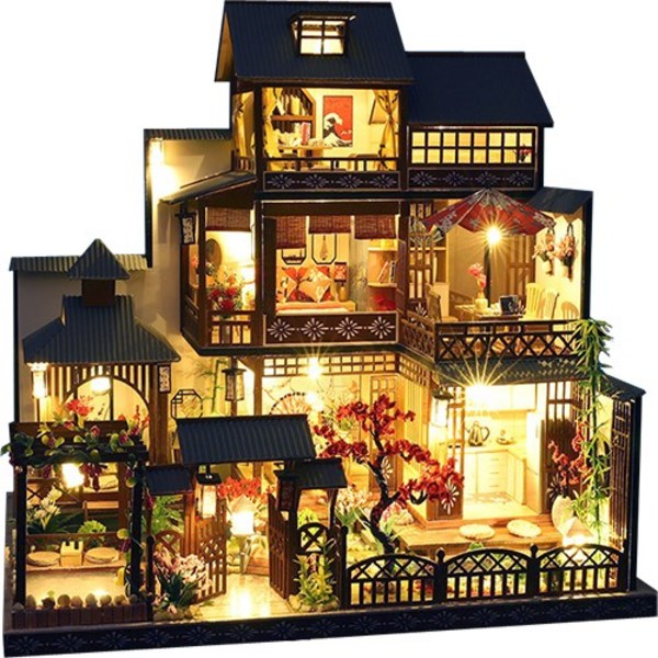 
                                                        꼬미딜 행복한 다락방 미니어처하우스 DIY 키트 + 제작도구, 혼합색상
                                                    