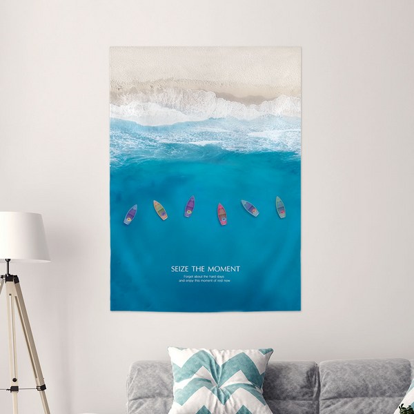  패브릭포스터 인테리어 바란스, 세이즈더모먼트 