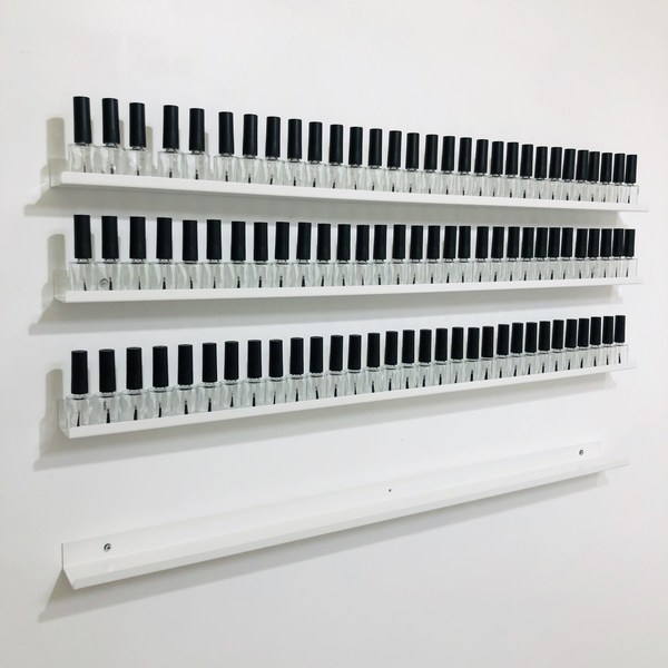 네일 폴리쉬 철제 선반, 화이트