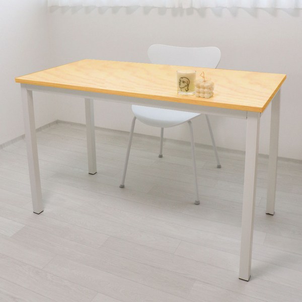 가구느낌 준테이블 1800 x 600 x 760 mm, 네추럴 화이트