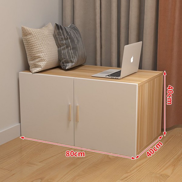  낮은이불장 이불 정리장 옷장 수납 원룸 장롱 장농 1인, 조립, 80X40X40연호두백문 