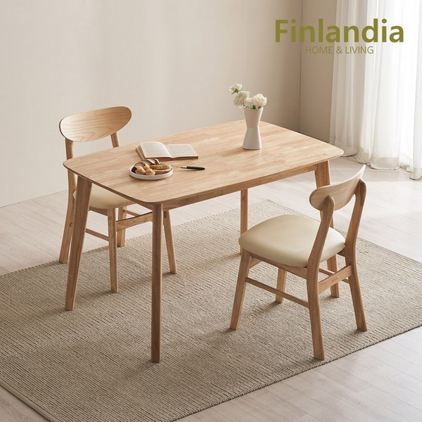 핀란디아 데니스 네츄럴 4인테이블 식탁/테이블>식탁/입식테이블, 단품