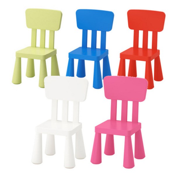 이케아 MAMMUT 맘무트 어린이의자, 핑크_603.823.22