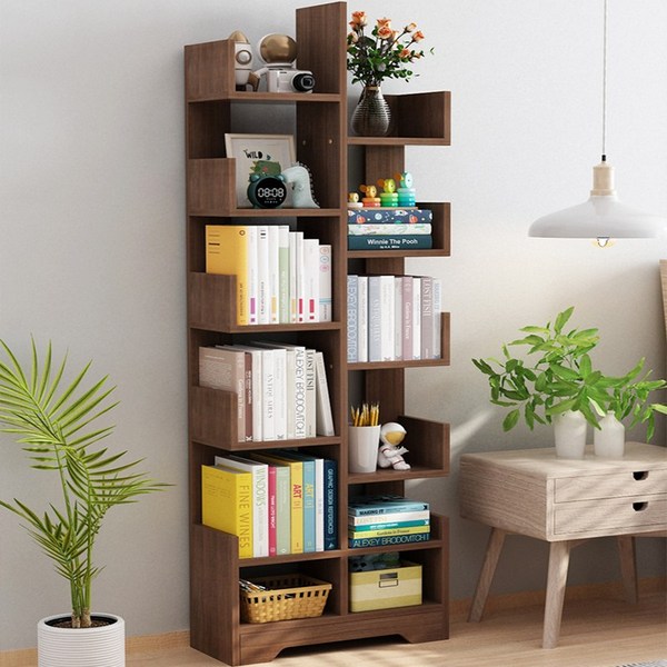 남쪽나무 6컬러 책장 조립식책장 거실맞춤책장 원목 책장 9/11단, 11층, black