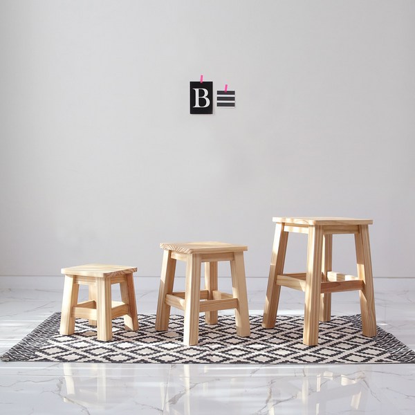 벤트리 원목 스툴 중