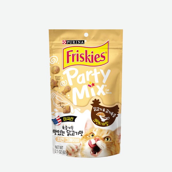 프리스키 파티믹스 치킨 그레이비 60g x 10개, 상세 설명 참조