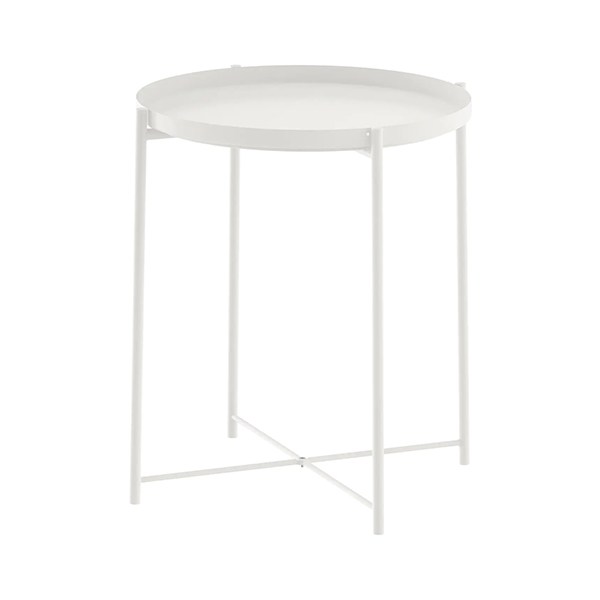  이케아 GLADOM 글라돔 트레이테이블 45x53 cm, 화이트 