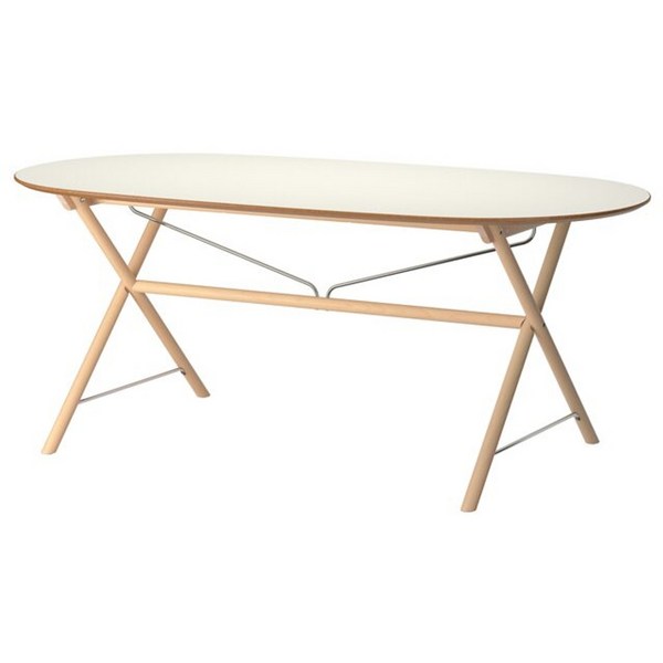  이케아 DALSHULT 식탁 테이블 세트 화이트 185x90, 달스훌트 식탁 세트 