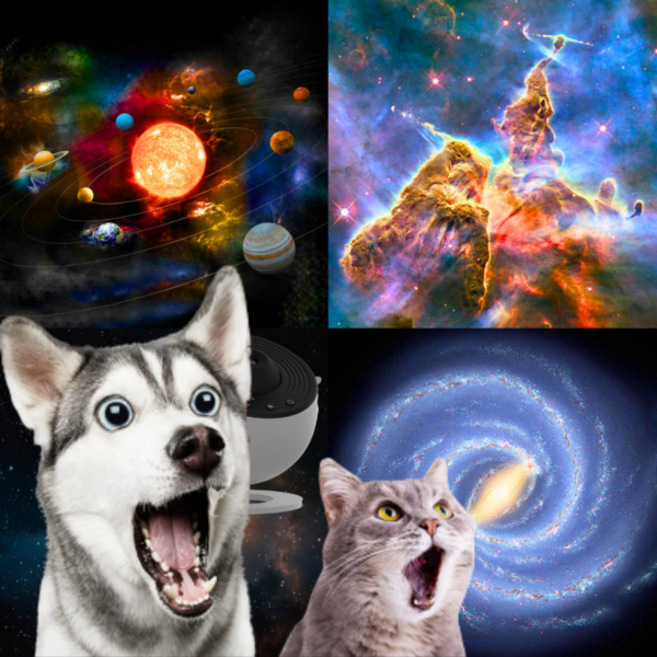 리베니 우주 무드등 집들이선물 오로라 우주인 LED 수면등